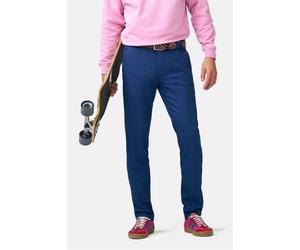 Meyer Modern Fit Chino blau, Einfarbig