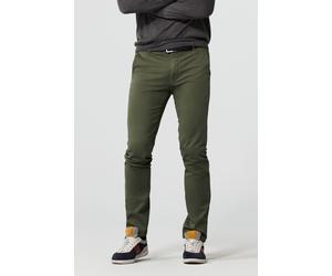 Meyer Modern Fit Chino dunkelgrün, Einfarbig