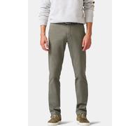 Meyer Modern Fit Chino grün, Einfarbig