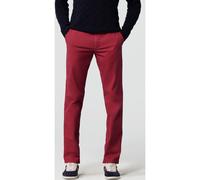 Meyer Modern Fit Chino rot, Einfarbig