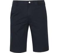 Chinos MEYER "PALMA", Herren, Gr. 27, Normalgrößen, blau (dunkelblau), 97% Baumwolle, 3% Elasthan, unifarben, regular fit kniefrei, Hosen, mit französischen Einschubtaschen (37720164-27) dunkelblau