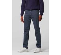 Chinos MEYER "DUBLIN", Herren, Gr. 56, Normalgrößen, grau (mid, grau), 92% Baumwolle, 6% Polyester, 2% Elasthan, unifarben, regular fit lang, Hosen, im 5-Pocket-Design (72382960-56) mid, grau