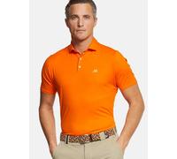 T-Shirt MEYER "Tiger", Herren, Gr. S, orange, 90% Polyamid;10% Elasthan, unifarben, casual, regular fit, V-Ausschnitt, Kurzarm gerader Abschluss, Shirts, aus nachhaltiger Herstellung (32750965-S) oran