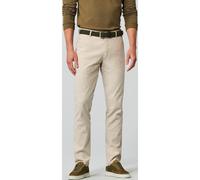 Meyer Roma Comfort Fit Leinenhose beige, Einfarbig