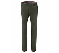 Chinos MEYER "Roma", Herren, Gr. 54, Normalgrößen, lila (lorbeer), 98% Baumwolle, 2% Elasthan, unifarben, regular fit lang, Hosen, mit Stretch-Dehnbund (43587814-54) lorbeer