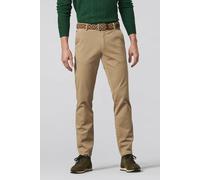 Chinos MEYER "Oslo", Herren, Gr. 36, Länge 32, gelb (mais), 98% Baumwolle, 2% Elasthan, unifarben, regular fit lang, Hosen, mit Französische Seitentaschen (99612256-36) mais