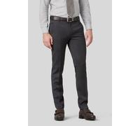 Anzughose MEYER "Bonn", Herren, Gr. 24, Normalgrößen, grau (anthrazit), 100% Wolle, unifarben, slim fit lang, Hosen, mit Französischen Seitentaschen (69579243-24) anthrazit