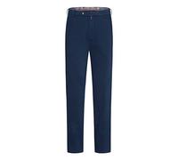 Chinos MEYER "Bonn", Herren, Gr. 28, Normalgrößen, blau (royalblau), 98% Baumwolle, 2% Elasthan, unifarben, regular fit lang, Hosen, Super-Stretch Winter Twill (84881313-28) royalblau