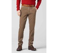 MEYER Superstretch Premium Cord Chino Braun (Sand) 29