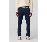 5-Pocket-Jeans MEYER "Dublin", Herren, Gr. 42, Länge 32, blau, 97% Baumwolle, 3% Elasthan, unifarben, slim fit lang, Jeans 5-Pocket-Jeans, aus Stretch-Denim mit Dehnbund (20358011-42) blau