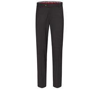Chinos MEYER "Oslo", Herren, Gr. 48, Normalgrößen, grau (anthrazit), 53% Polyester;44% Wolle;3% Elasthan, unifarben, figurumspielend lang, Hosen, mit Spezial-Dehnbund (81351712-48) anthrazit
