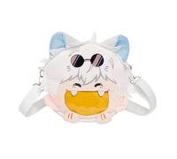 MeYuxg Gojo Satoru Anime Tasche, Jujutsu Kaisen Crossbody Bag, Niedliche Studenten-Umhängetasche, Verstellbarer Schultergurt, für Brieftasche, Taschentuch, Schlüssel (S)