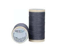 MEZ Duet Stärke 100 4645100-06540 grau Nähgarn, 100 % Polyester, 100m