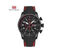 (MF0379G04) Herrenuhren Silikonarmband Quarz Armbanduhren Wasserdicht Chronograph Top-Marke Luxus