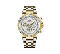 (MF0470G04) Sport Armbanduhr für Männer Edelstahl wasserdicht Chronograph Leuchtzeiger Mode