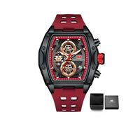 (MF0473G04B) MINI FOCUS Herrenuhren Luxus Sport Quarzuhr für Männer Wasserdicht mit Leuchtzeigern