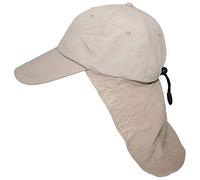 Fox Sahara Cap langer Nackenschutz beige, Synthetik