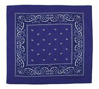 MFH Bandana Baumwolle Royal Blau Weiß