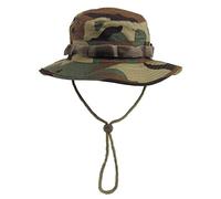 MFH Buschhut US GI Boonie Rip-Stop mit Kinnband, Woodland L