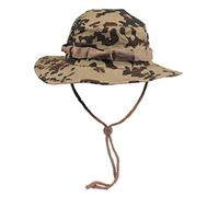 MFH Buschhut US mit Kinnband GI Boonie Rip Stop, M(57), Beige - Camouflage