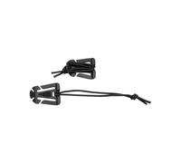 Max Fuchs Clip – MOLLE-Buckle Rucksack-Befestigung, 2er-Pack mit Gummiband (Schwarz)