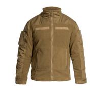 MFH Militärische Tarnungs-Feldjacke, 100% Polyester, Rip Stop Besatz, verstellbare Ärmel und Bund, YKK Reißverschlüsse (DE/NL/SE/PL, Alphanumerisch, XL, Regular, Regular, coyote tan)