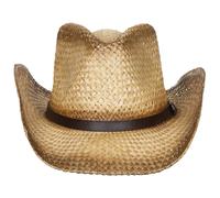 Fox Strohhut mit Hutband braun