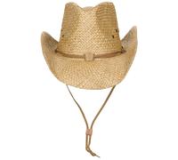 Fox Strohhut mit Kinnband braun