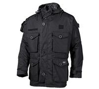 MFH Jacke Commando Smock Herren Schwarz Größe XL