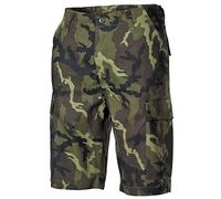 MFH Herren US BDU Bermuda Kurze Hose Ripstop Schwarz