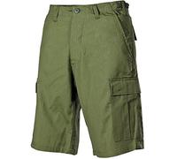 MFH Herren US BDU Bermuda Kurze Hose Ripstop Schwarz