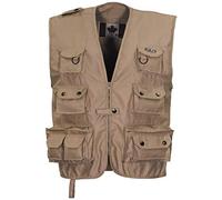 MFH Herren Weste Outdoor Schwere (khaki, S)