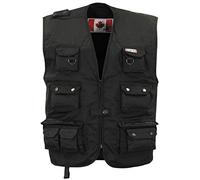 Max Fuchs Herren Weste Outdoor Schwere Schwarz XL