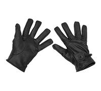 MFH - Max Fuchs Western Lederhandschuhe gefüttert schwarz, Größe S/7