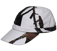 MFH Hunter Cap mit fluoreszierenden Streifen Hunter Schnee Größe XL