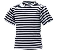 MFH Russisches Marine Kinder T-Shirt gestreift weiß/navyblau L