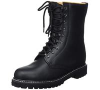 KAMPFSTIEFEL SCHWARZ VOLLLEDER GUTE AUSFÜHRUNG FUTTER VERSCHIEDENE GRÖßEN - Größe: 37