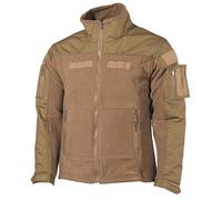 MFH Militärische Tarnungs-Feldjacke, 100% Polyester, Rip Stop Besatz, verstellbare Ärmel und Bund, YKK Reißverschlüsse (DE/NL/SE/PL, Alphanumerisch, XXL, Regular, Regular, coyote tan)
