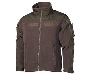 MFH Militärische Tarnungs-Feldjacke, 100% Polyester, Rip Stop Besatz, verstellbare Ärmel und Bund, YKK Reißverschlüsse (DE/NL/SE/PL, Alphanumerisch, 3XL, Regular, Regular, oliv)