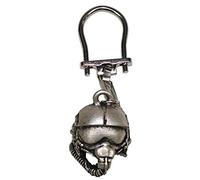 MFH Pilot Helm Schlüsselanhänger Silber