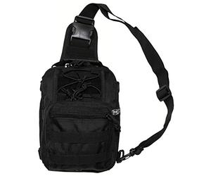 MFH Schultertasche MOLLE Schwarz