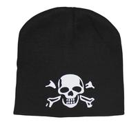 Fox Outdoor Fox Beanie Mütze mit Totenkopf schwarz