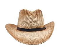 Fox Strohhut mit Hutband braun