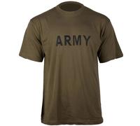 MFH Army T-Shirt - Schwarz Größe S