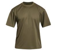 MFH US Army Tactical T-Shirt Taktisches Shirt Tarnschirt Kurzarm Rundhals Herrenshirt (Oliv/L)