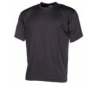 MFH US Army Tactical T-Shirt Taktisches Shirt Tarnschirt Kurzarm Rundhals Herrenshirt (Schwarz/S)