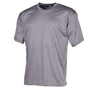 MFH US Army Tactical T-Shirt Taktisches Shirt Tarnschirt Kurzarm Rundhals Herrenshirt (Urban Grau/XXL)