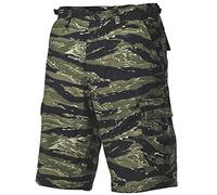 MFH US BDU Bermuda Ripstop Herrenhose Shorts Kurze Hose Cargo Sommerhose verschiedene Ausführungen (S, Tiger Stripe)