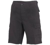 Max Fuchs Herren Cargo Bermuda US BDU Ripstop Schwarz XXL
