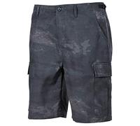 MFH US BDU Bermuda Ripstop Herrenhose Shorts Kurze Hose Cargo Sommerhose verschiedene Ausführungen (L, HDT-camo LE)
